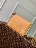 LV M27110 Louis Vuitton Key Pouch M Safran Yellow