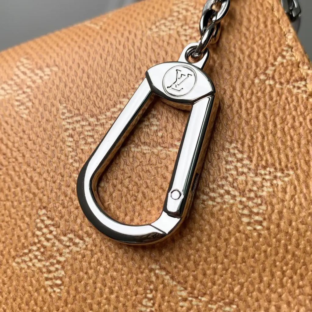 LV M27110 Louis Vuitton Key Pouch M Safran Yellow