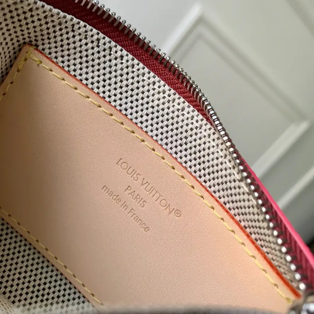 LV M27141 Louis Vuitton Key Pouch S Wine Red