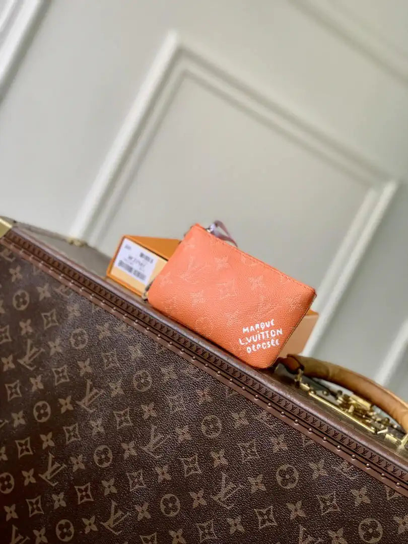 LV M27141 Louis Vuitton Key Pouch S Orange
