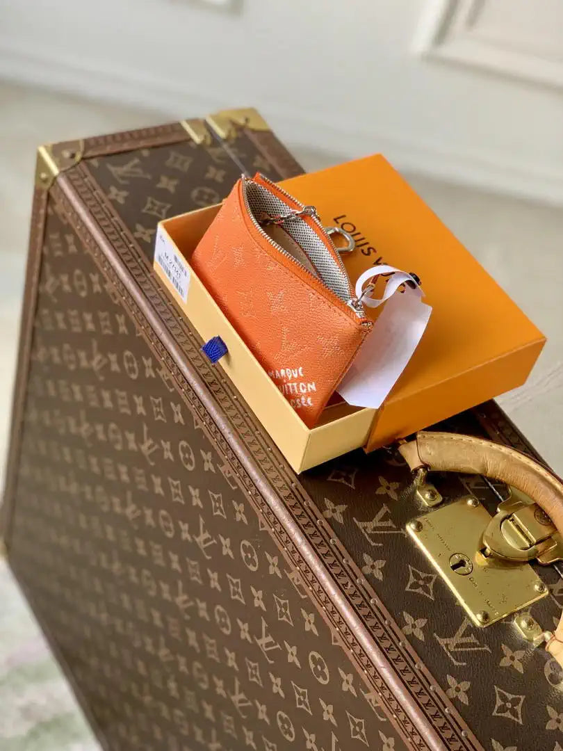 LV M27141 Louis Vuitton Key Pouch S Orange
