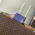 LV M27112 Louis Vuitton Key Pouch S Ocean Blue