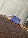 LV M27112 Louis Vuitton Key Pouch S Ocean Blue