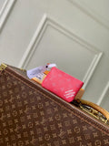 LV M27141 Louis Vuitton Key Pouch S Rose Red