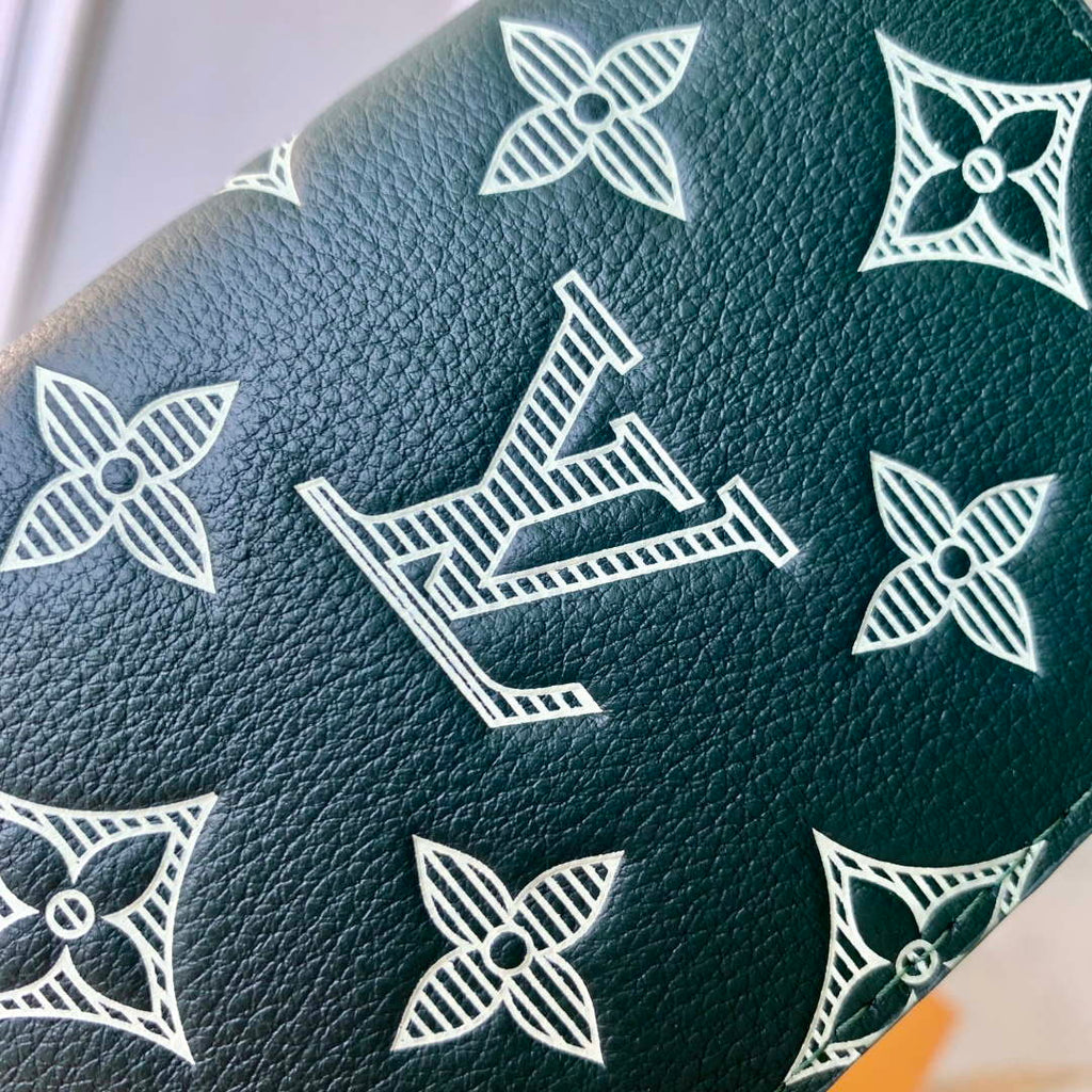 LV M27149 Louis Vuitton Pocket Organizer Forest Green
