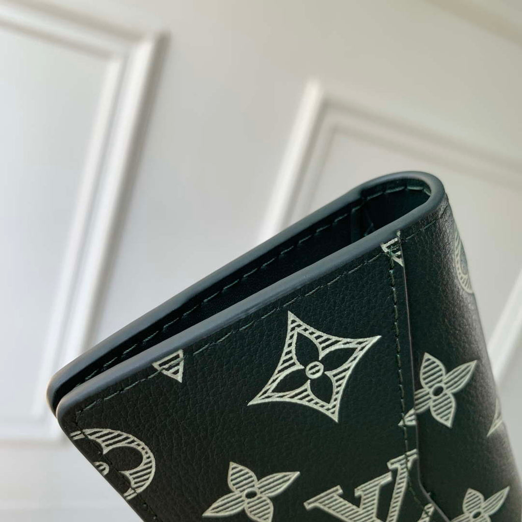 LV M27149 Louis Vuitton Pocket Organizer Forest Green