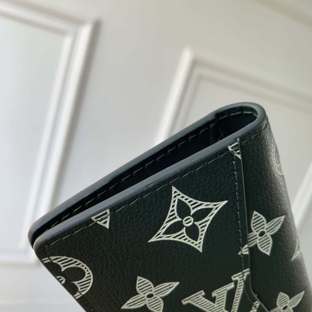 LV M27149 Louis Vuitton Pocket Organizer Forest Green