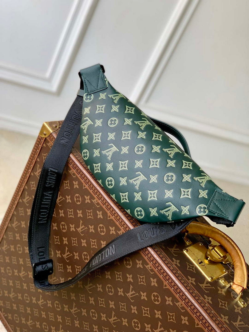 LV M27153 Louis Vuitton Rush Bumbag Forest Green