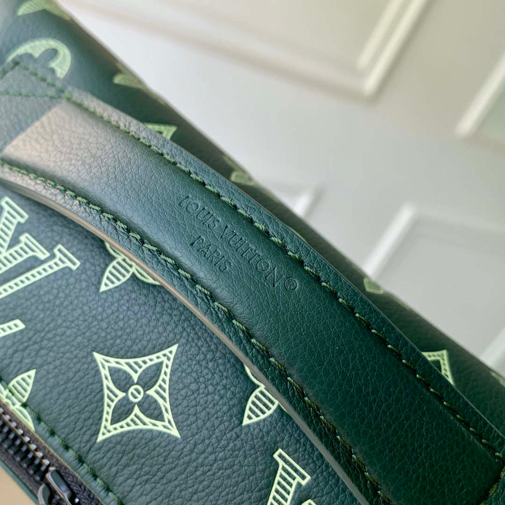LV M27153 Louis Vuitton Rush Bumbag Forest Green