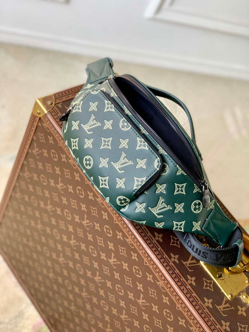 LV M27153 Louis Vuitton Rush Bumbag Forest Green