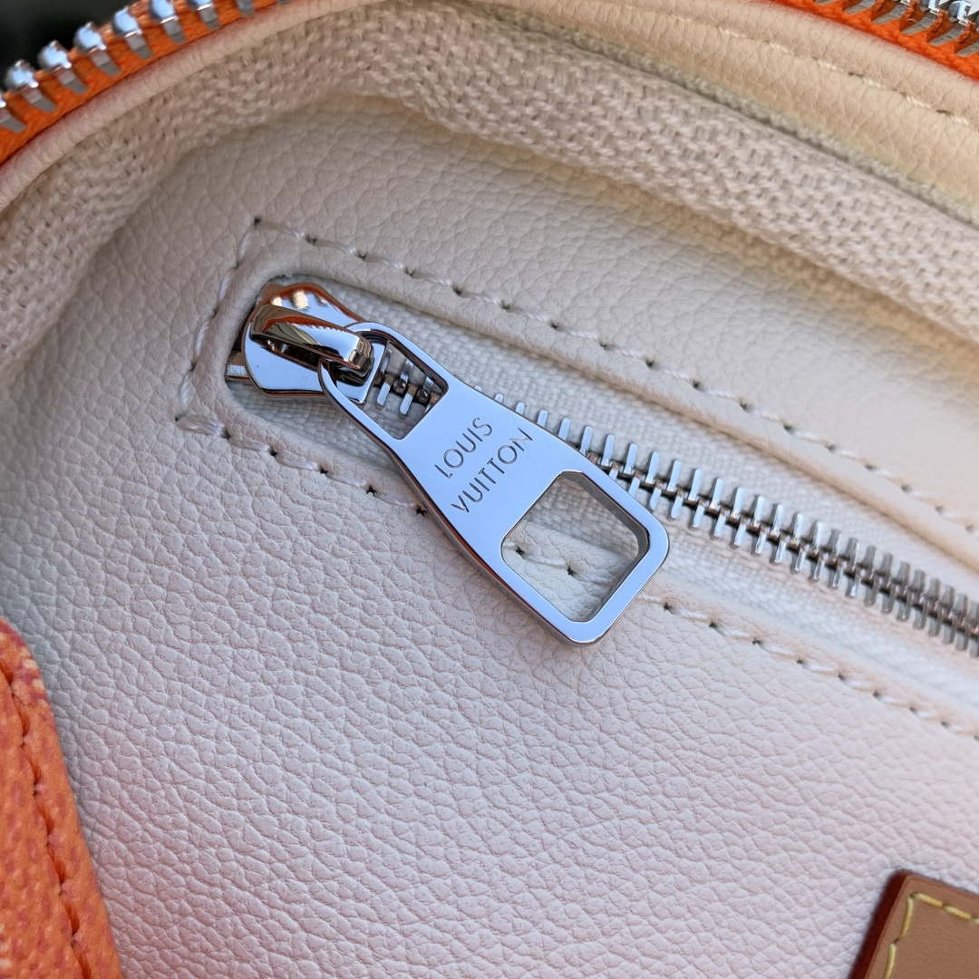 LV M27158 Louis Vuitton Mini Dopp Kit Bag Orange