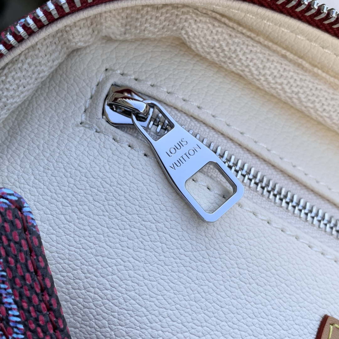 LV M27158 Louis Vuitton Mini Dopp Kit Bag Purple