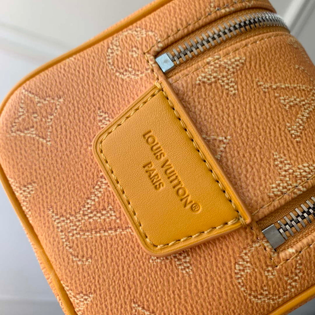 LV M27158 Louis Vuitton Mini Dopp Kit Bag Yellow