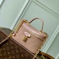 LV M27169 Louis Vuitton Vanity Chain Pouch Bag Desert Sand