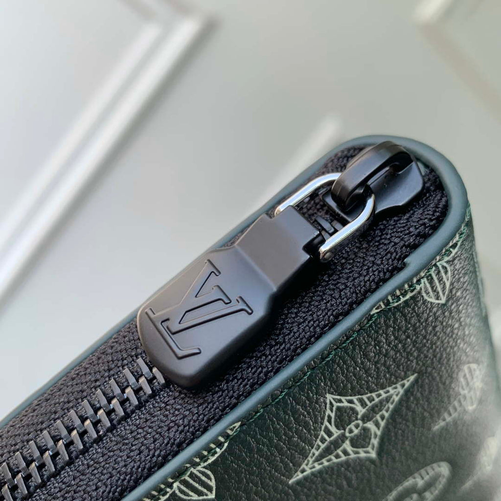 LV M27178 Louis Vuitton Zippy Wallet Horizontal Forest Green