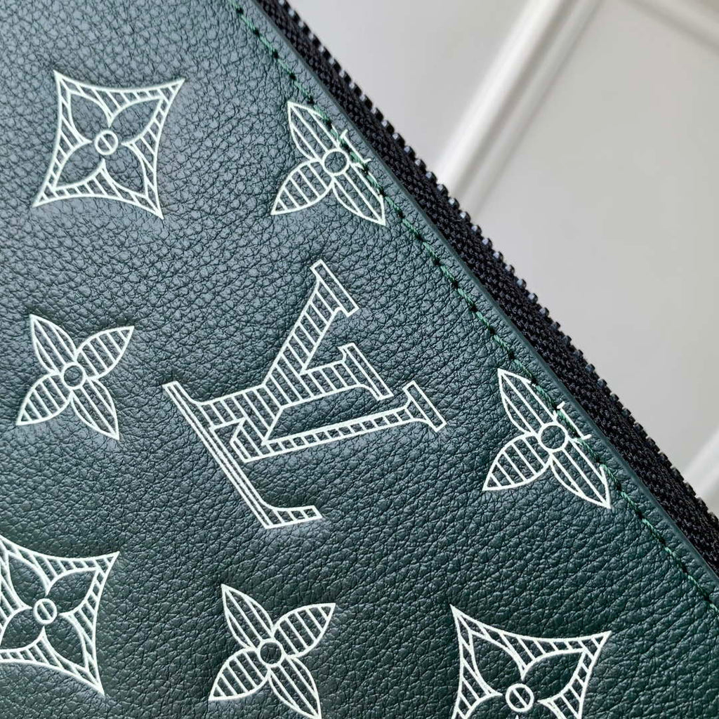 LV M27178 Louis Vuitton Zippy Wallet Horizontal Forest Green