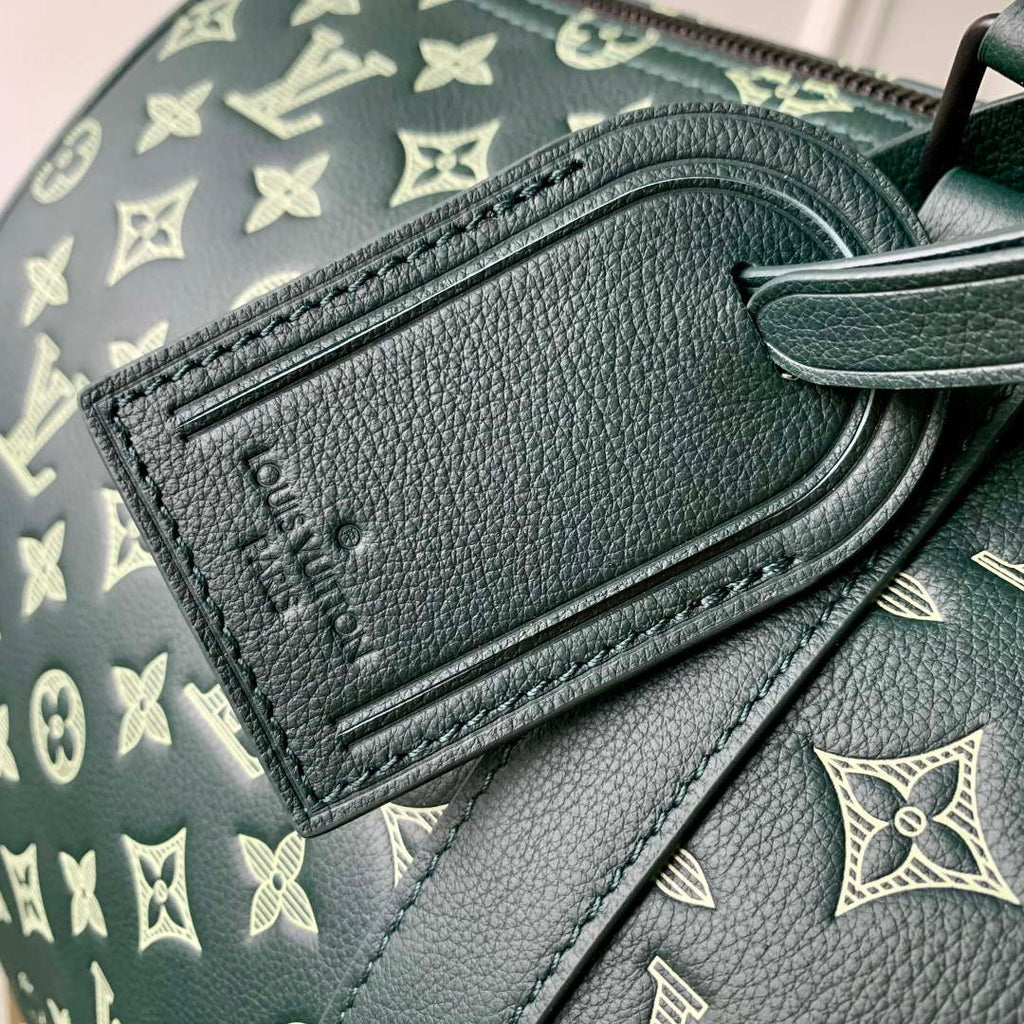 LV M27179 Louis Vuitton Keepall Bandouliere 50 Bag Forest Green