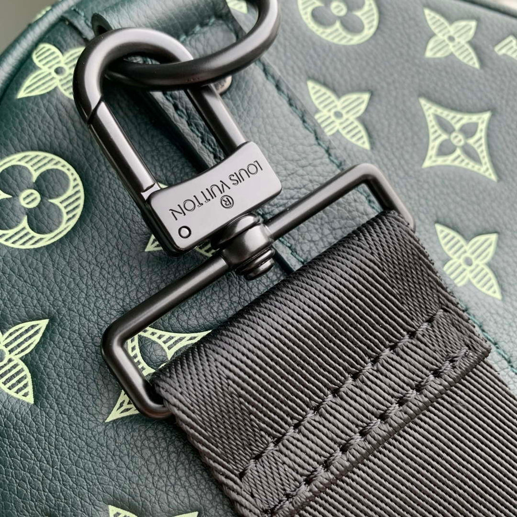LV M27179 Louis Vuitton Keepall Bandouliere 50 Bag Forest Green