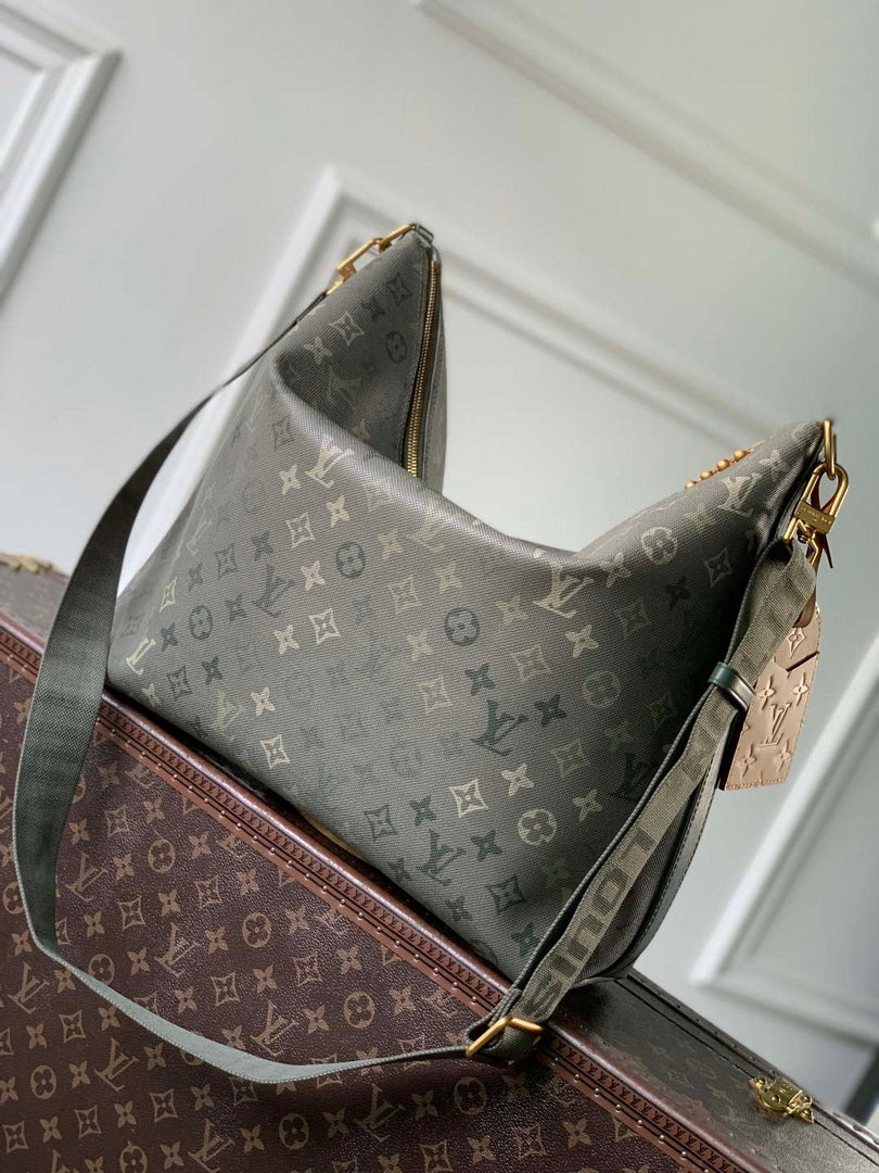 LV M27181 Louis Vuitton Vagabond Hobo Bag Khaki