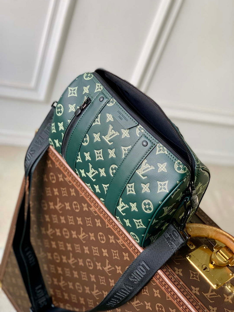 LV M27184 Louis Vuitton City Keepall Bag Forest Green