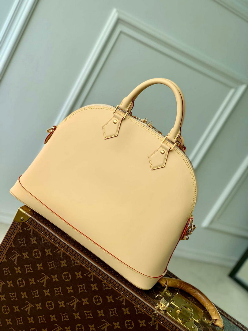 LV M27388 Louis Vuitton Alma PM Bag Beige