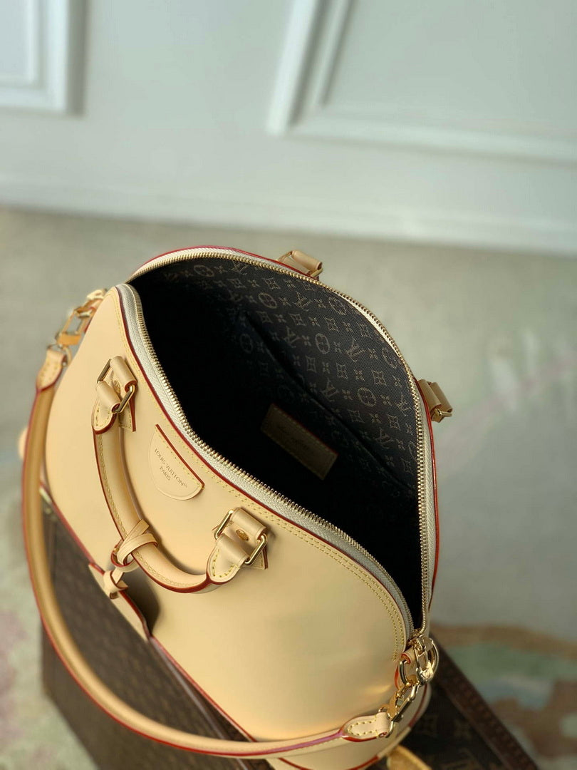 LV M27388 Louis Vuitton Alma PM Bag Beige
