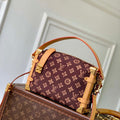LV M27516 Louis Vuitton Side Trunk MM Bag Brown
