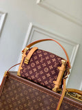 LV M27516 Louis Vuitton Side Trunk MM Bag Brown