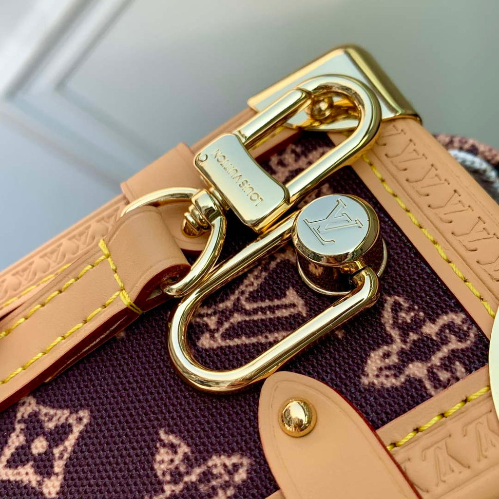 LV M27516 Louis Vuitton Side Trunk MM Bag Brown