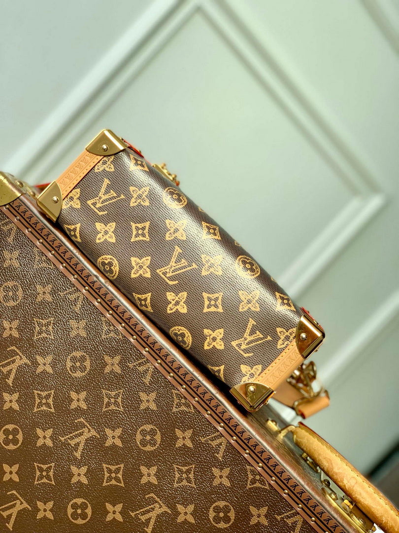 LV M27516 Louis Vuitton Side Trunk MM Bag Monogram Origine Eb¨¨ne