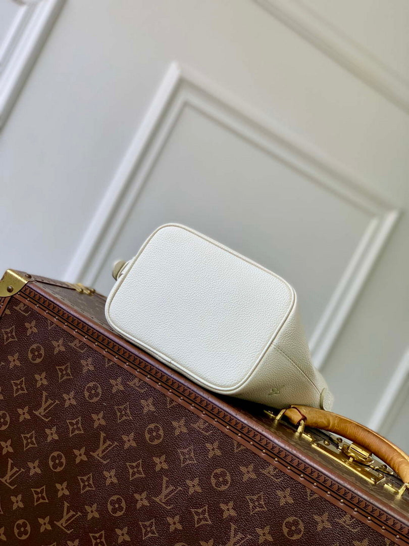 LV M27570 Louis Vuitton All In BB Bag Milky White/Green