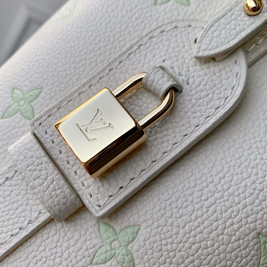 LV M27570 Louis Vuitton All In BB Bag Milky White/Green