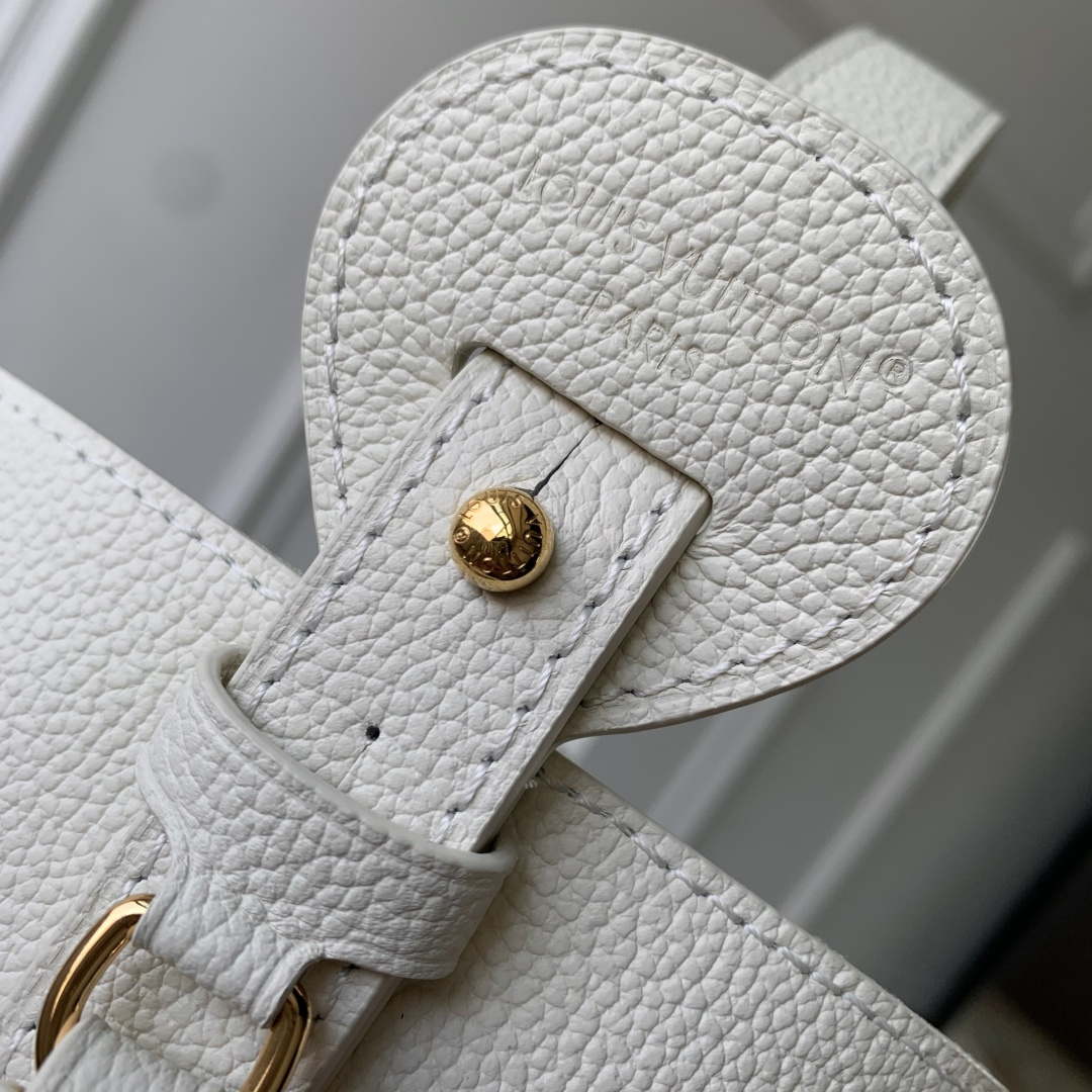 LV M27570 Louis Vuitton All In BB Bag Milky White/Green