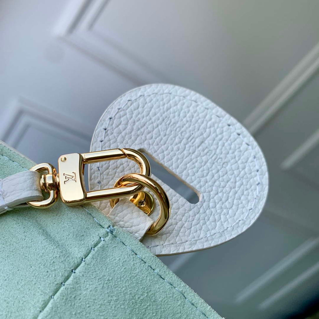 LV M27570 Louis Vuitton All In BB Bag Milky White/Green