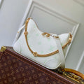 LV M27571 Louis Vuitton Boulogne PM Bag Milky White/Green