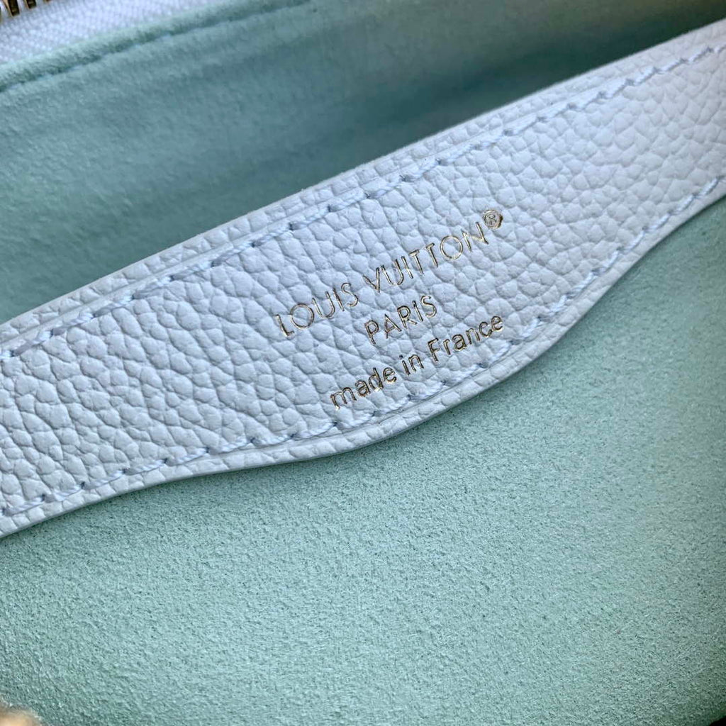 LV M27571 Louis Vuitton Boulogne PM Bag Milky White/Green