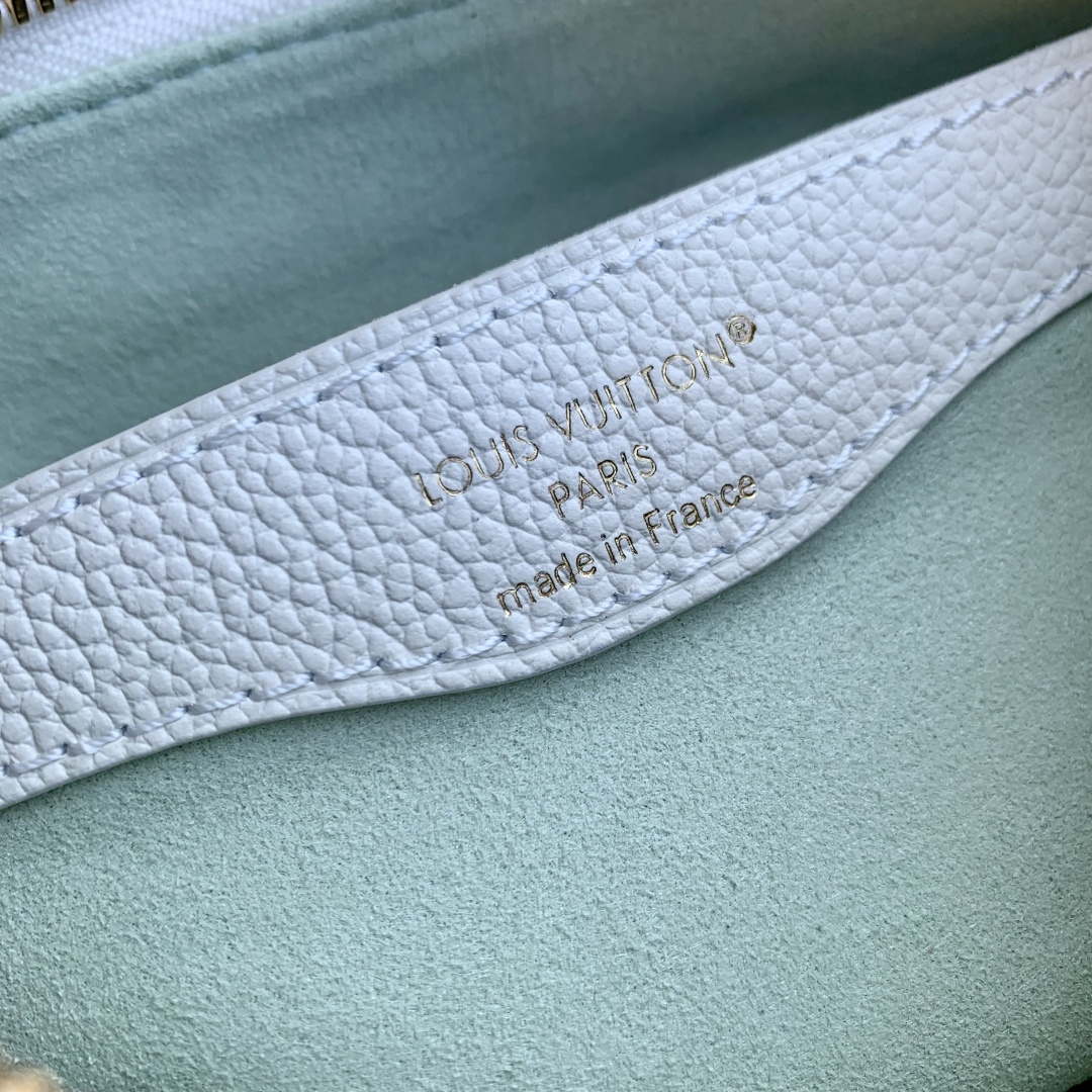LV M27571 Louis Vuitton Boulogne PM Bag Milky White/Green