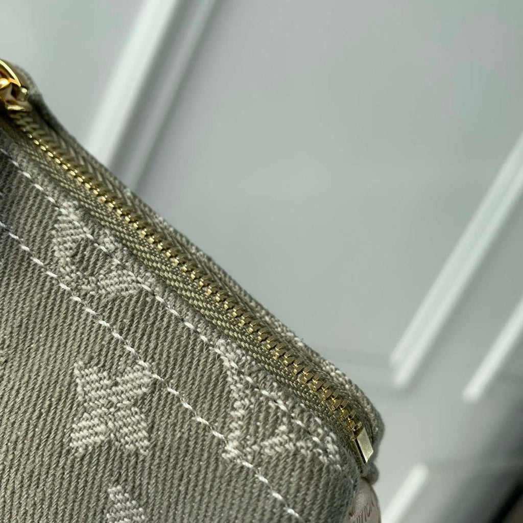 LV M27605 Louis Vuitton Trousse Speedy Olive Drab Denim