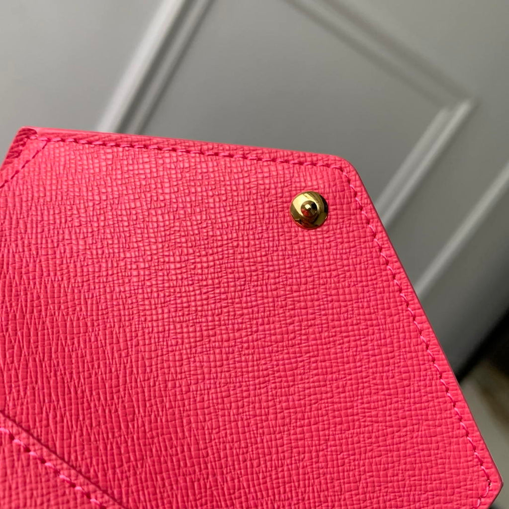 LV M27681 Louis Vuitton Victorine Wallet Other Monogram Canvas Rose Red