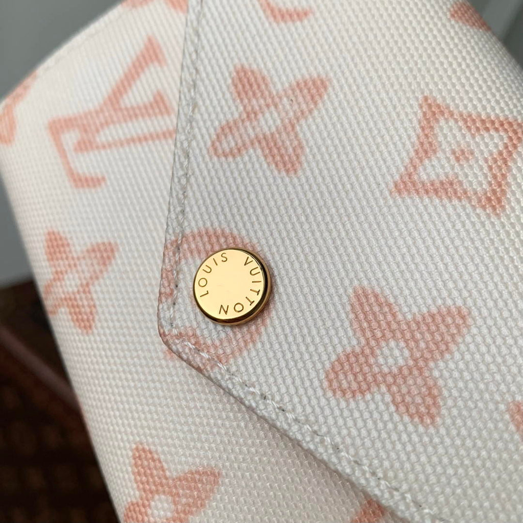 LV M27681 Louis Vuitton Victorine Wallet Other Monogram Canvas Beige Apricot