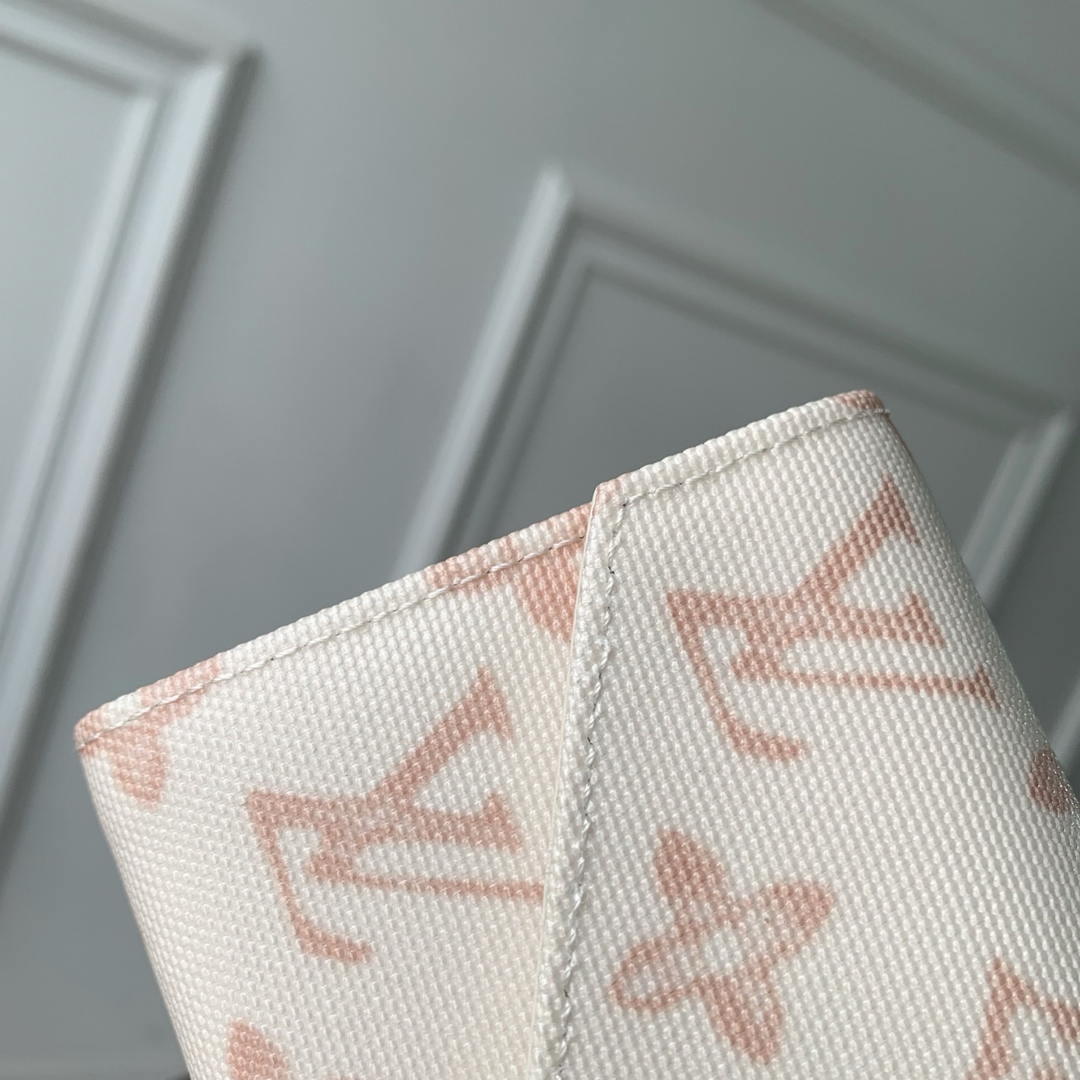 LV M27681 Louis Vuitton Victorine Wallet Other Monogram Canvas Beige Apricot