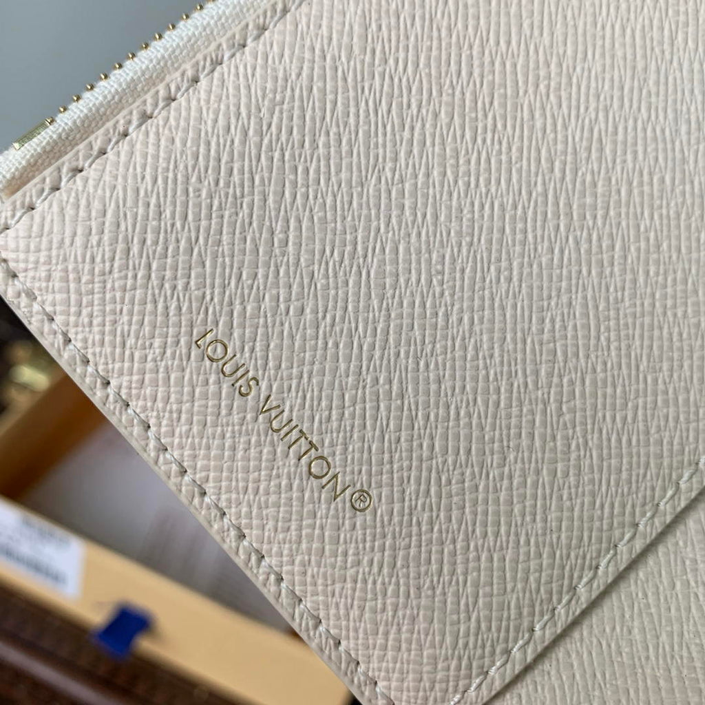 LV M27681 Louis Vuitton Victorine Wallet Other Monogram Canvas Beige Apricot