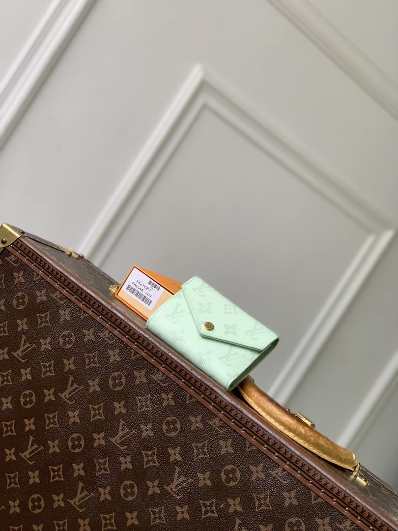 LV M27681 Louis Vuitton Victorine Wallet Other Monogram Canvas Green