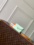 LV M27681 Louis Vuitton Victorine Wallet Other Monogram Canvas Green