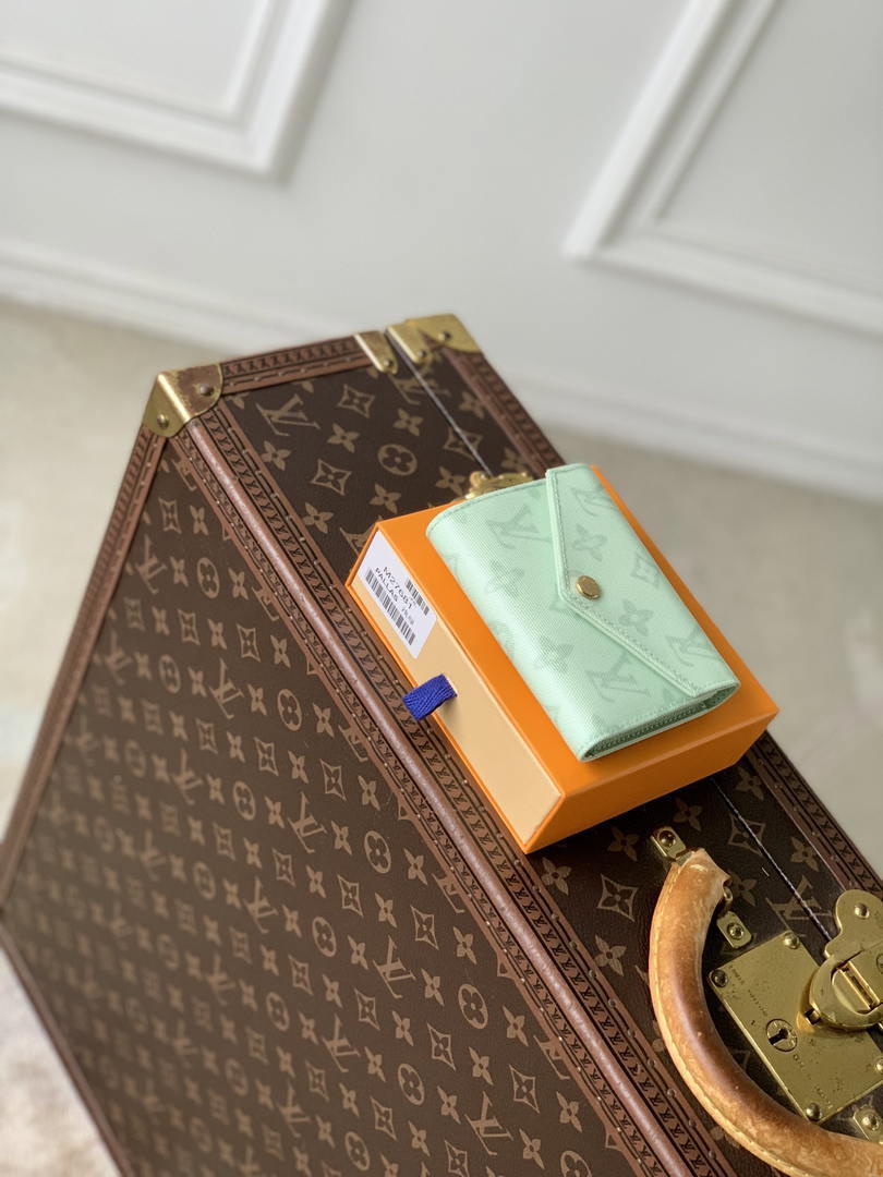 LV M27681 Louis Vuitton Victorine Wallet Other Monogram Canvas Green