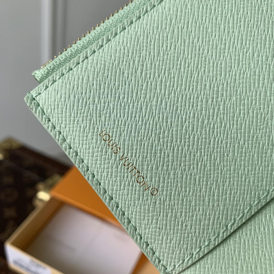 LV M27681 Louis Vuitton Victorine Wallet Other Monogram Canvas Green