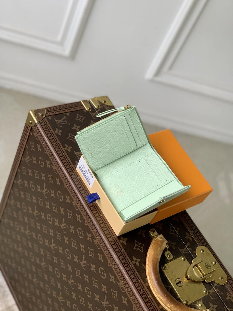 LV M27681 Louis Vuitton Victorine Wallet Other Monogram Canvas Green