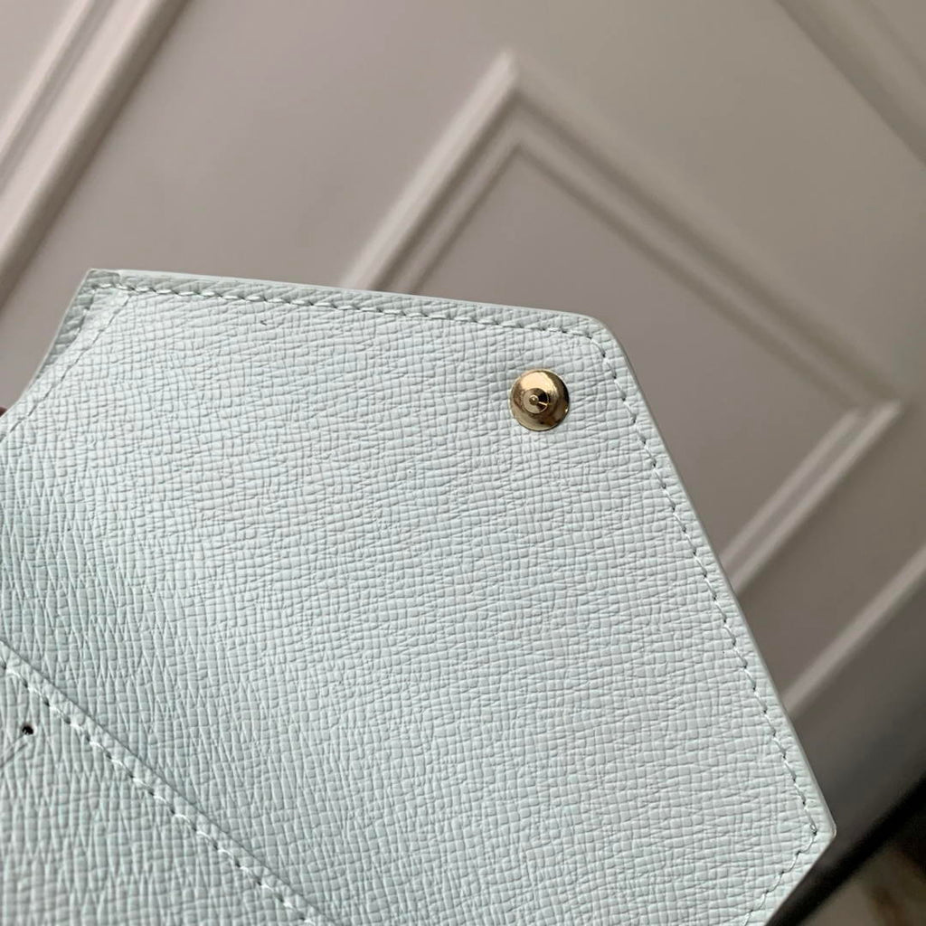 LV M27681 Louis Vuitton Victorine Wallet Other Monogram Canvas Ligth Blue