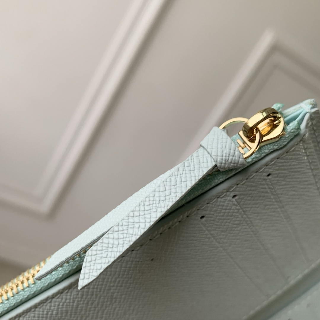 LV M27681 Louis Vuitton Victorine Wallet Other Monogram Canvas Ligth Blue