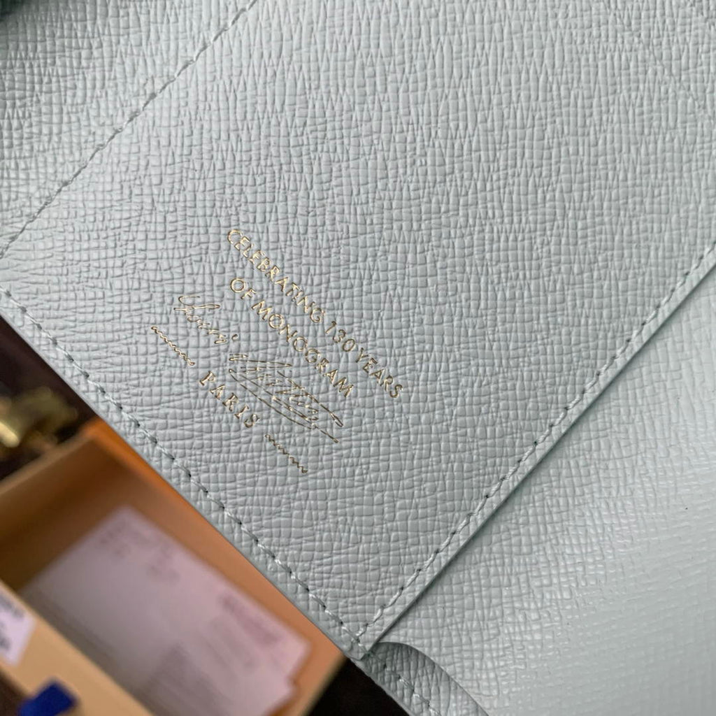 LV M27681 Louis Vuitton Victorine Wallet Other Monogram Canvas Ligth Blue